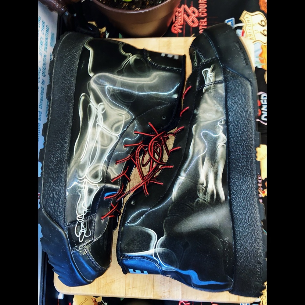 Ultra Rare Y2K 2009 Nike ACG X-RAY Blazers in Reflective Black